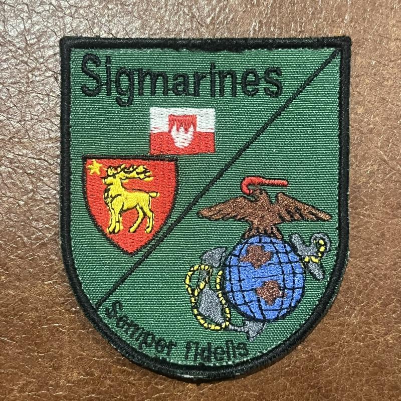 German USA Poland Afghanistan Patch US Marines