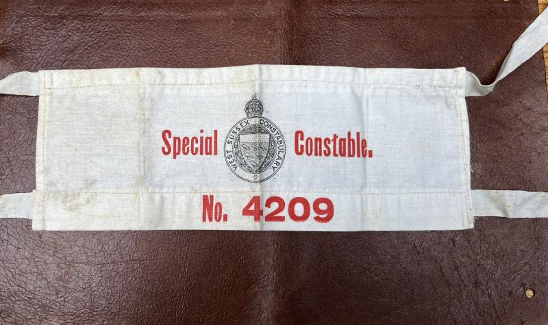 British West Sussex Constabulary Special Constable Armband