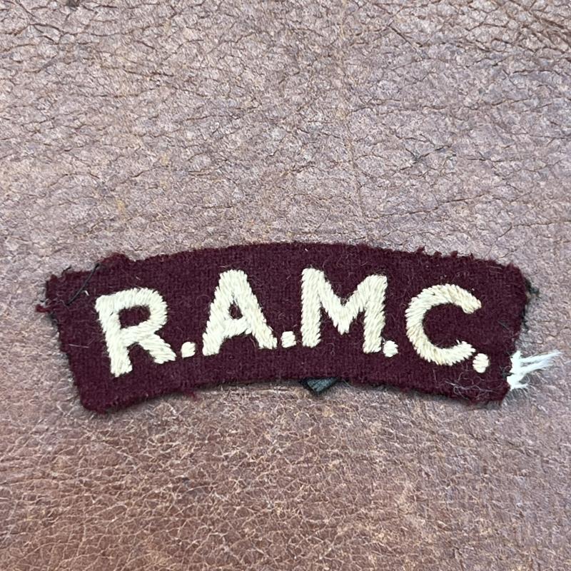 Royal Army Medical Corps RAMC Shoulder Title WW2