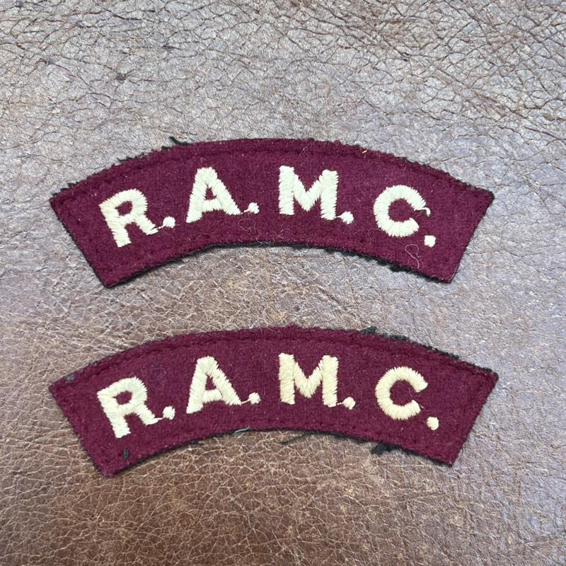Royal Army Medical Corps RAMC Shoulder Titles