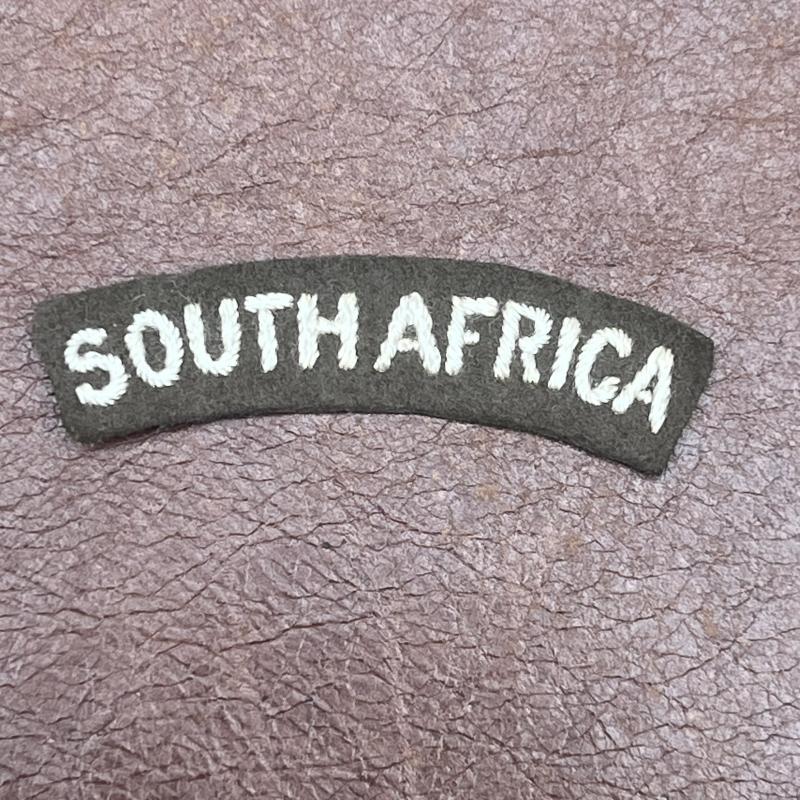 WW2 South Africa Shoulder Title