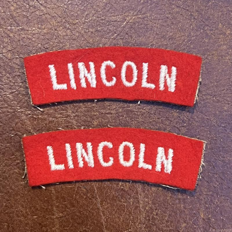 Lincoln Regiment Shoulder Titles