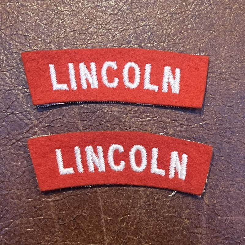 Lincoln Regiment Shoulder Title