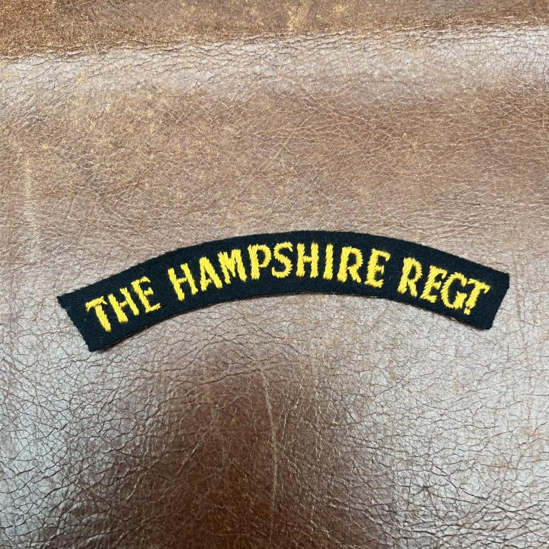 The Hampshire Regt Shoulder title WW2 D-Day