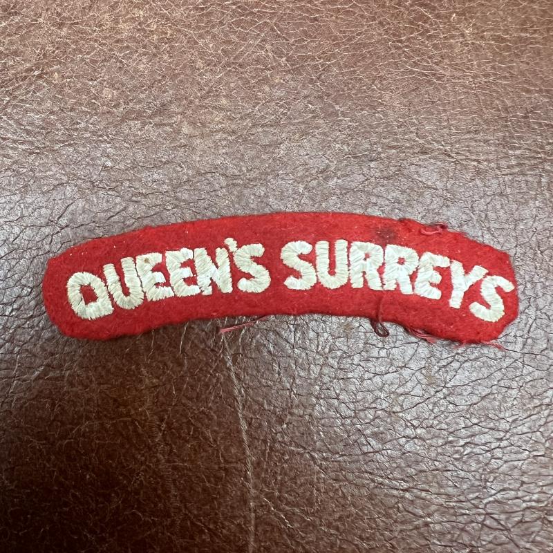 Queen's Surreys Shoulder Title
