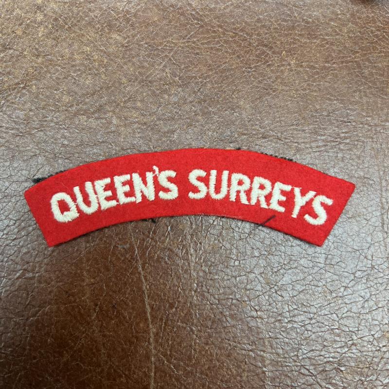 Queen's Surreys Shoulder Title