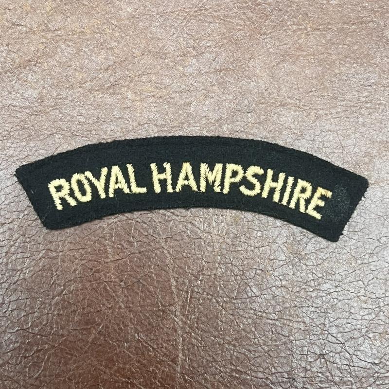 Royal Hampshire Shoulder Title