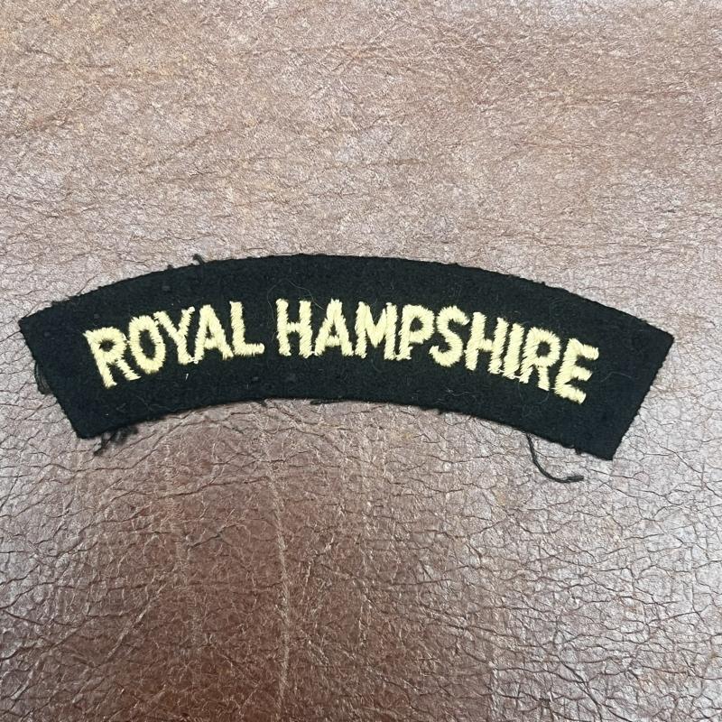 Royal Hampshire Shoulder Title