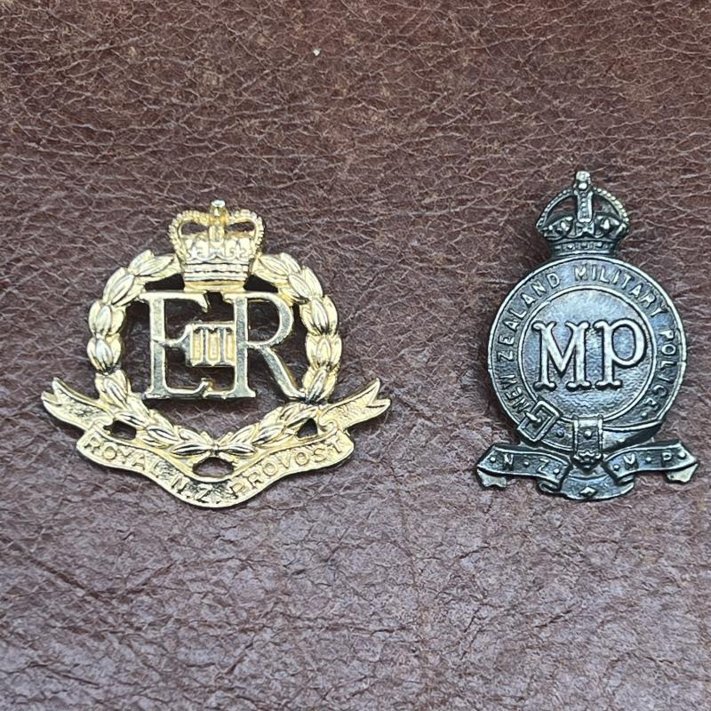 New Zealand Military Police & Royal NZ Provost Corps Cap badges