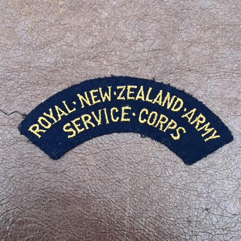 Royal New Zealand Army Service Corps shoulder Title