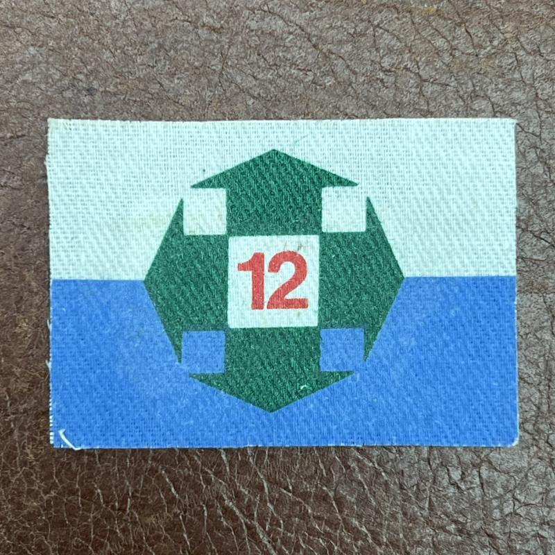 12th Signal Group Printed Formation Sign