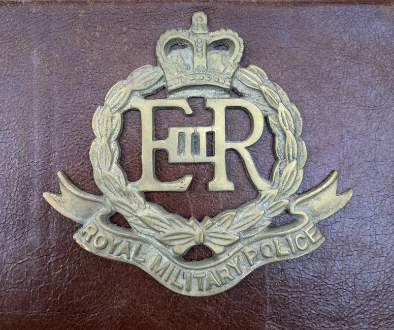 Large Cast Brass Royal Military Police Plaque