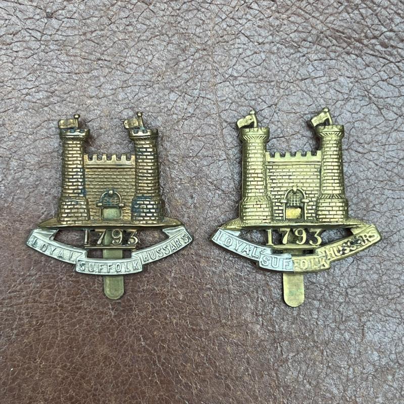 Loyal Suffolk Hussars Cap Badges