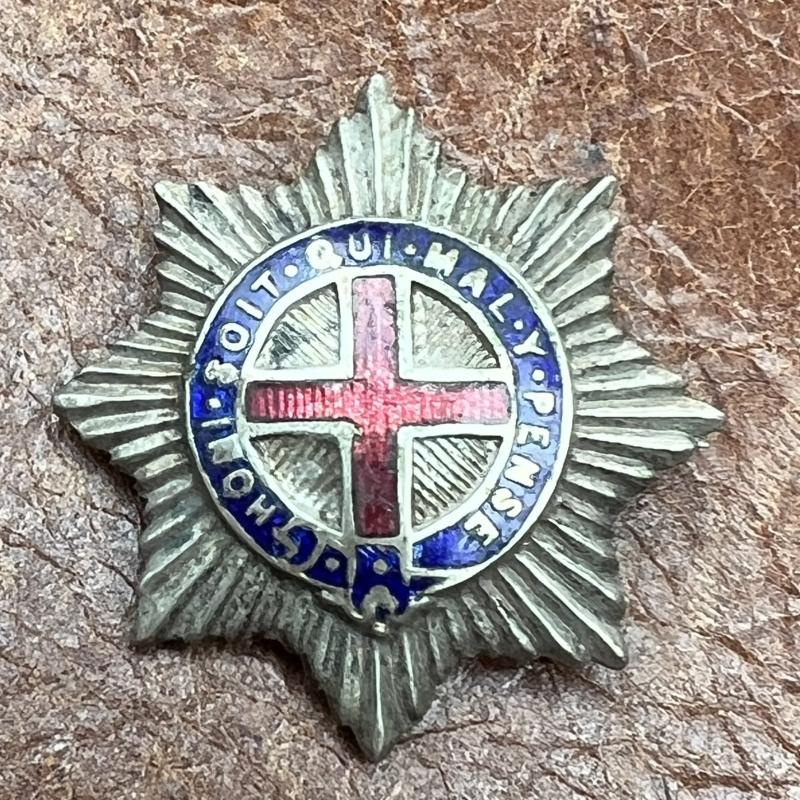 Coldstream guards Silver Sweetheart Brooch