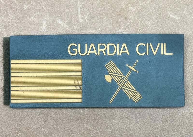 Spain Guardia Civil Rank Tab