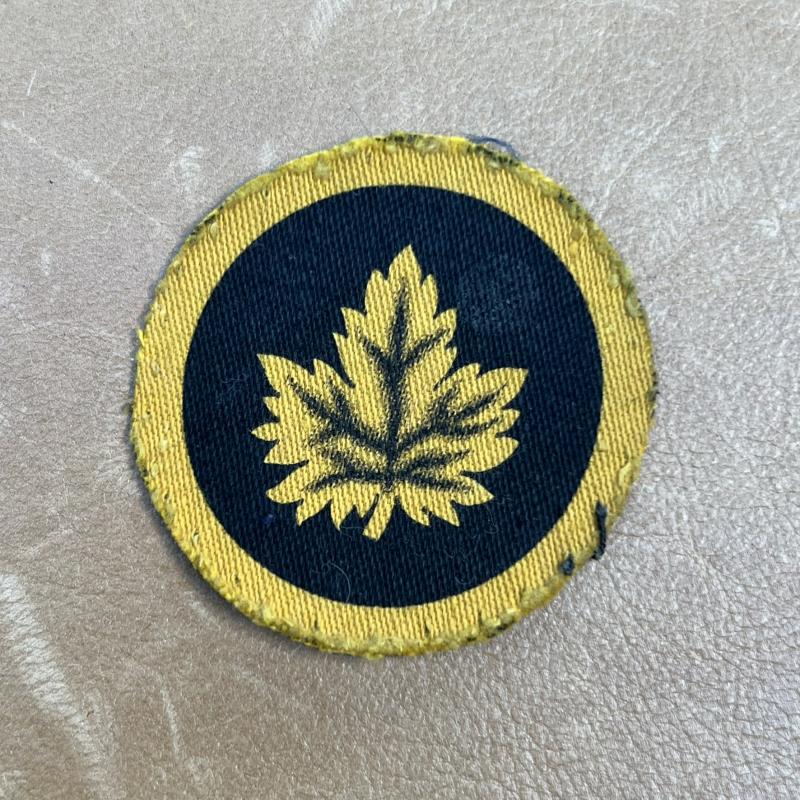 Canadian Military HQ Printed Formation Sign WW2