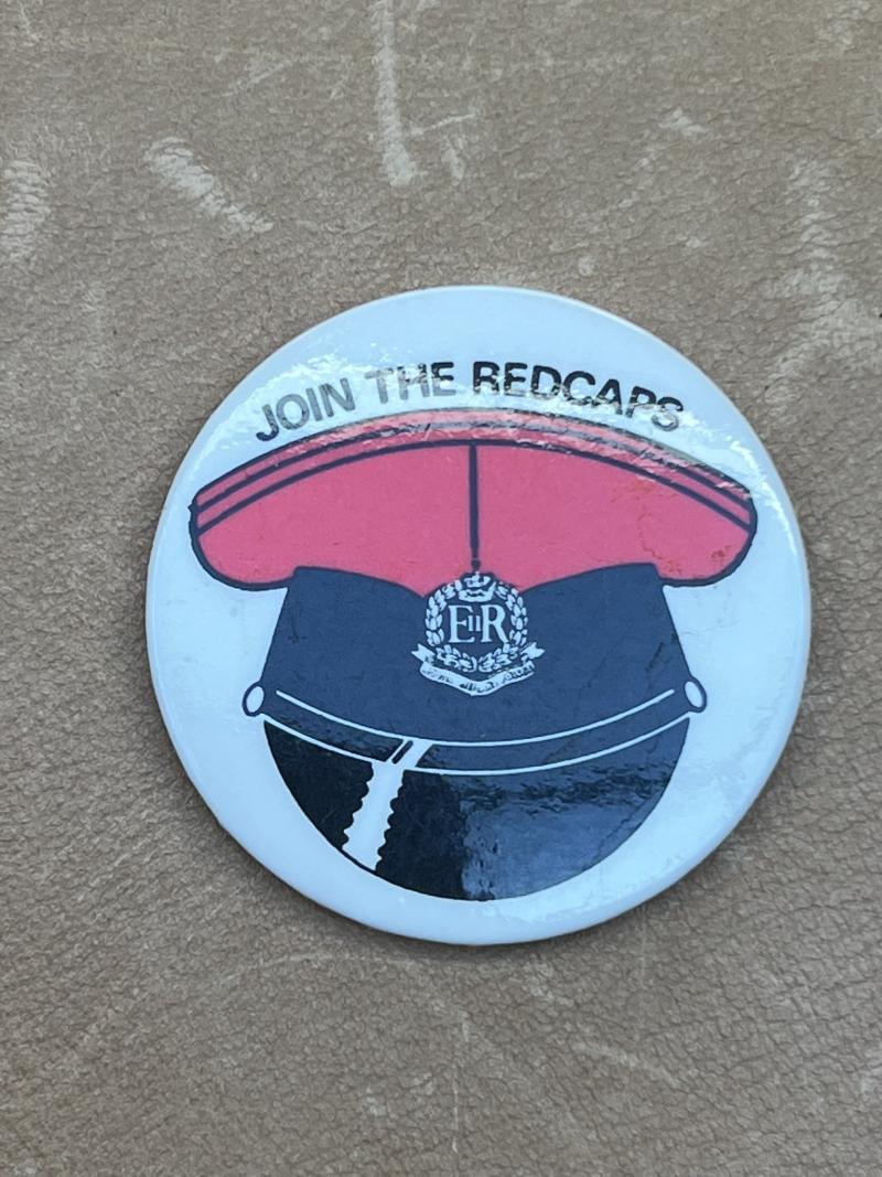 RMP Join The Red Caps Pin Badge