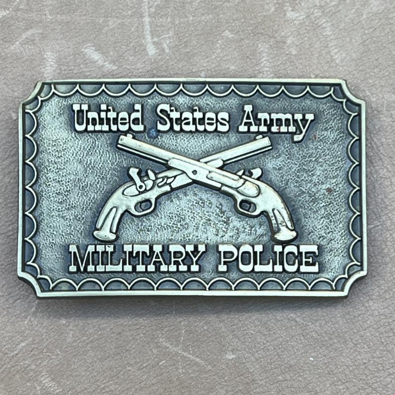 US Army Military Police Belt Brass Belt Buckle