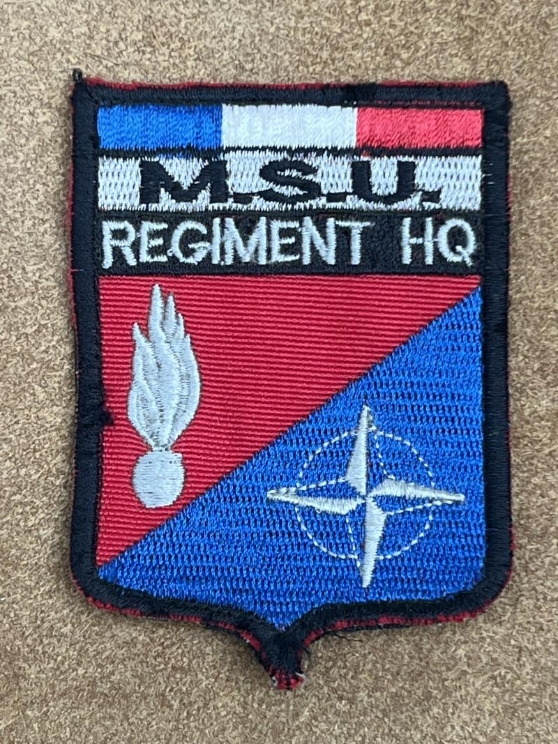 France Multi Service Unit Regiment HQ Prevote NATO