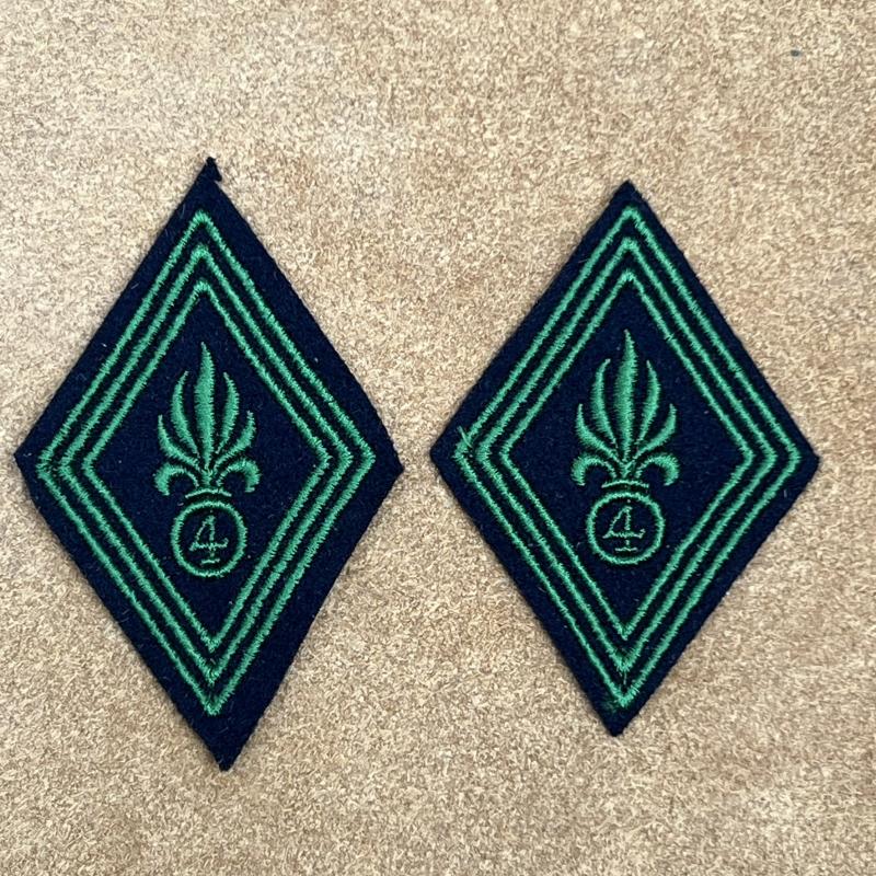 France, French Foreign Legion 4th Foreign Regt Pair