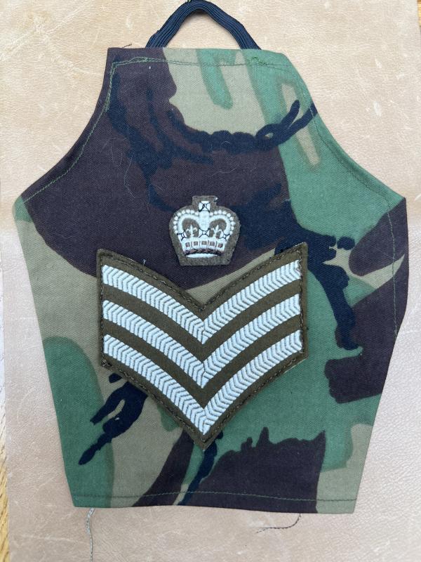 British Staff Sergeant DPM Brassard